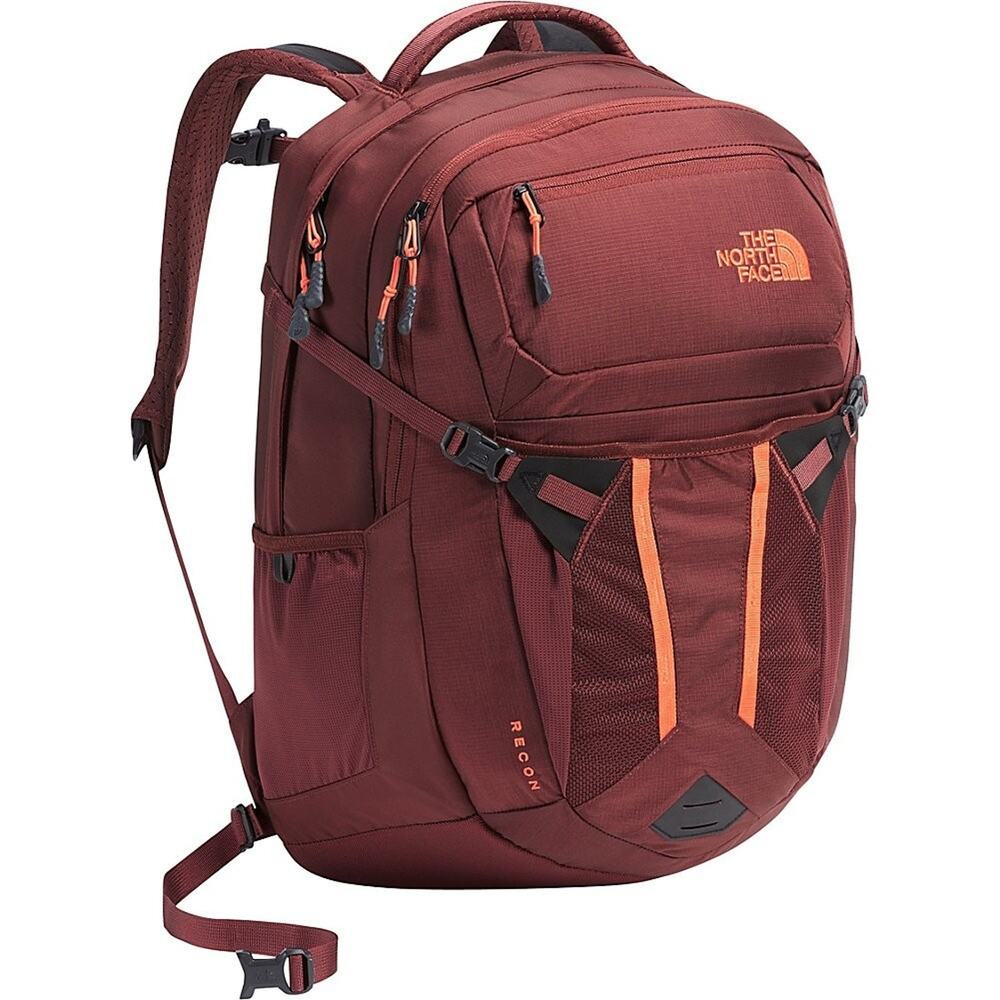 The North Face Women's Recon Daypack Backpack Laptop Barolo Red/Nasturtium